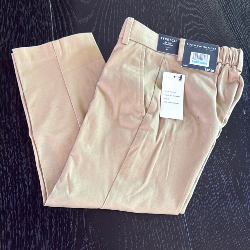 Tommy Hilfiger Tan Chinos Versatile Cotton Blend